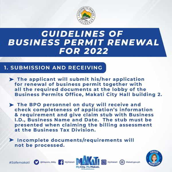 business permet renewal 2022