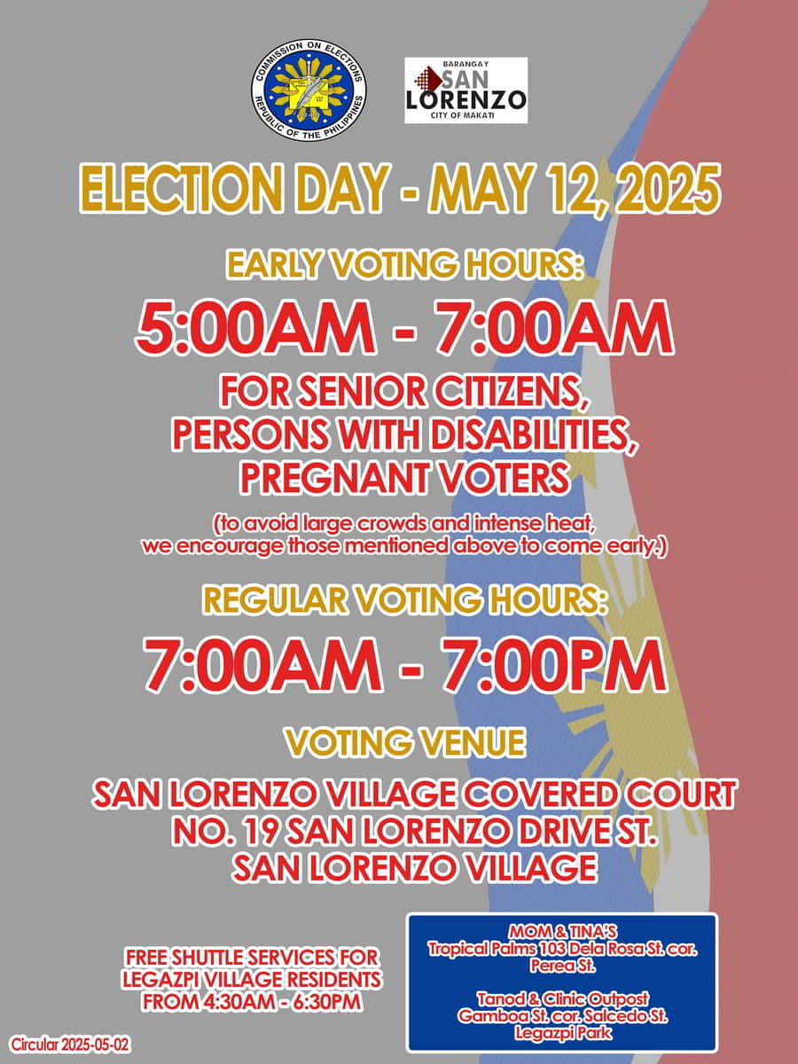 Elections May 12, 2025