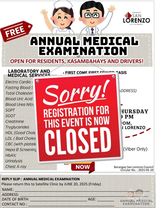 Annual Medical Examination