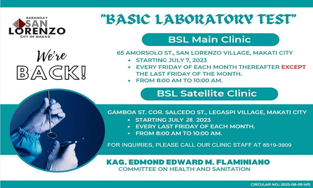 Free Laboratory Test