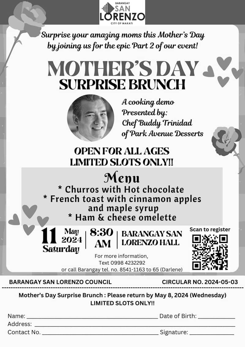 Mother’s Day Surprise Brunch