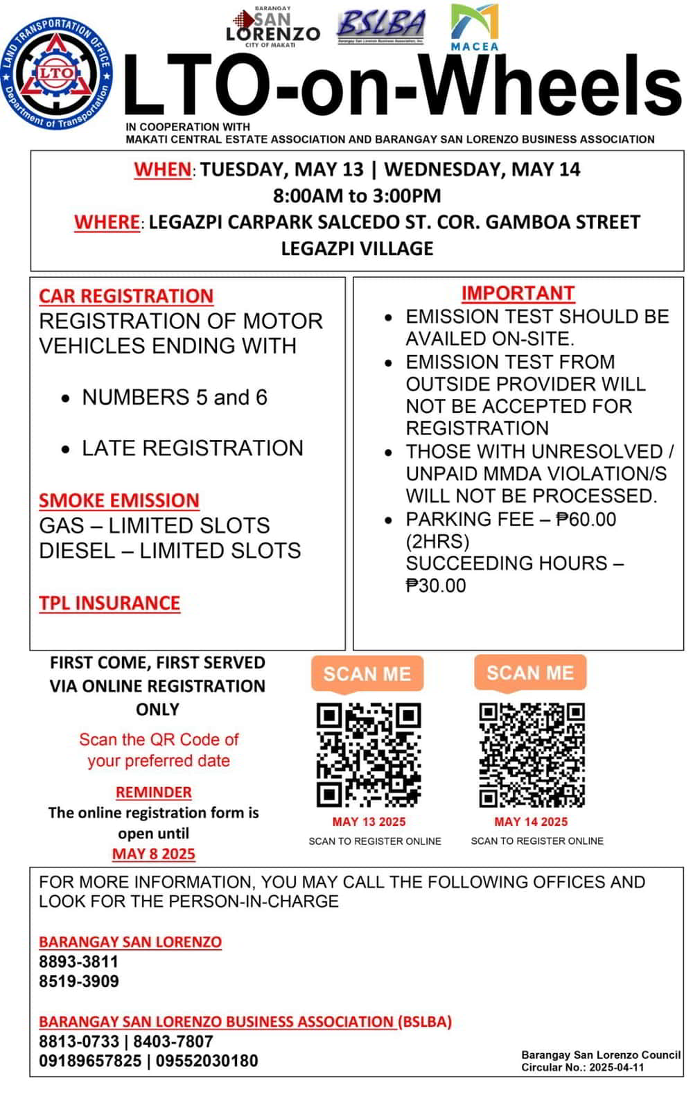 LTO On Wheels May 2025