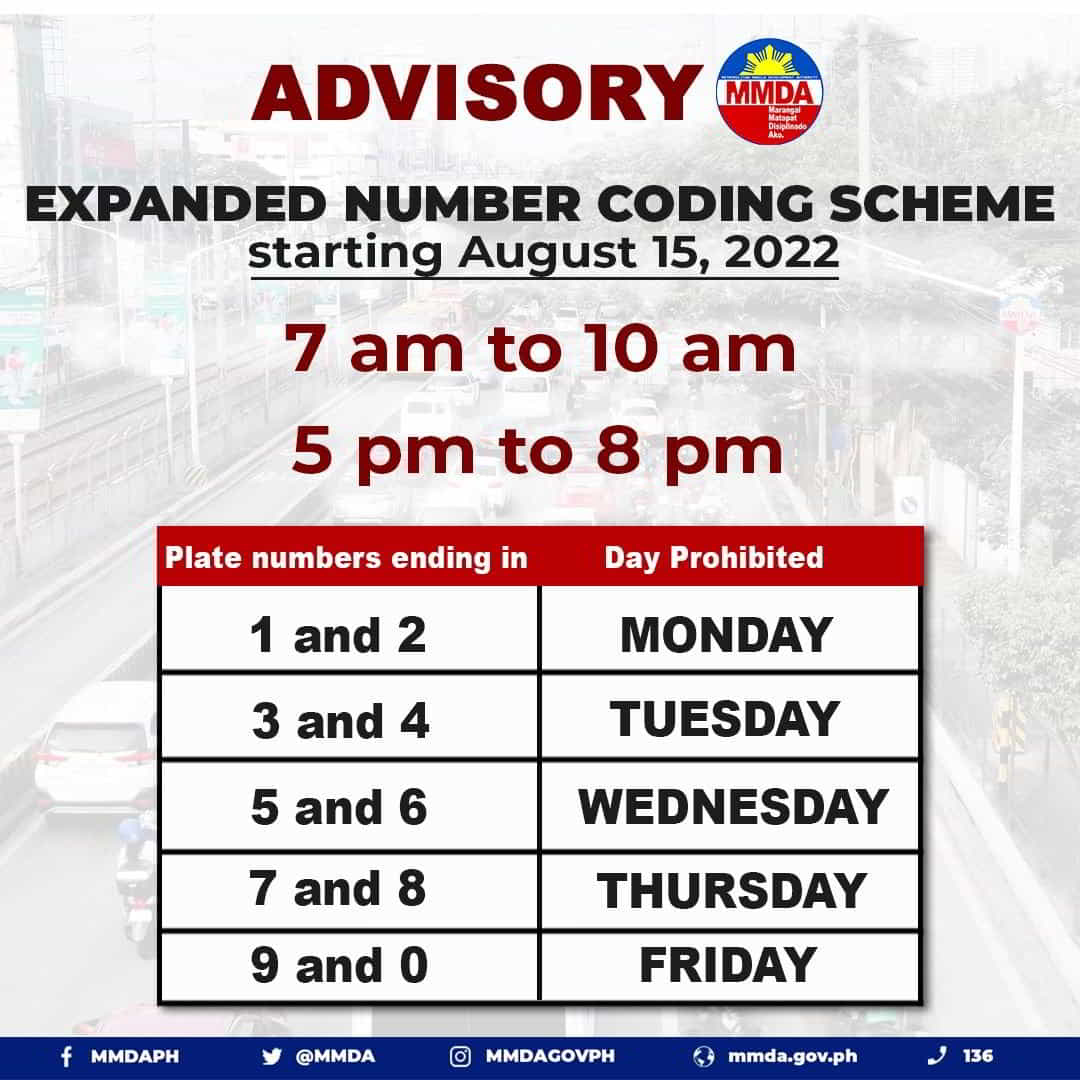 Number coding update August 13